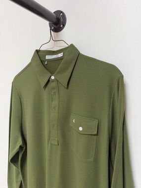 Criquet long sleeve polo